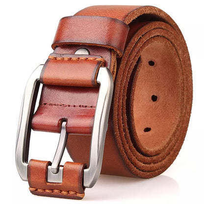 Light Brown Leather Belt