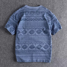 Tribal Pattern Tshirt-BLUE