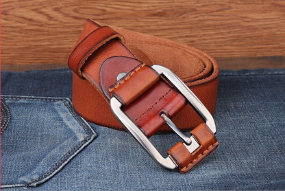 Light Brown Leather Belt