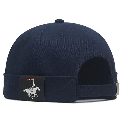 Brimless Cap- Navy