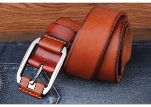 Light Brown Leather Belt