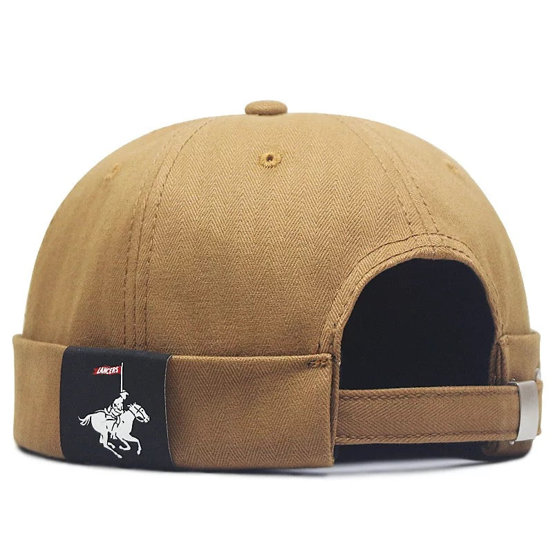 Brimless Cap- Khaki